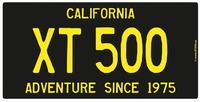 XT500us US License Plate XT 500